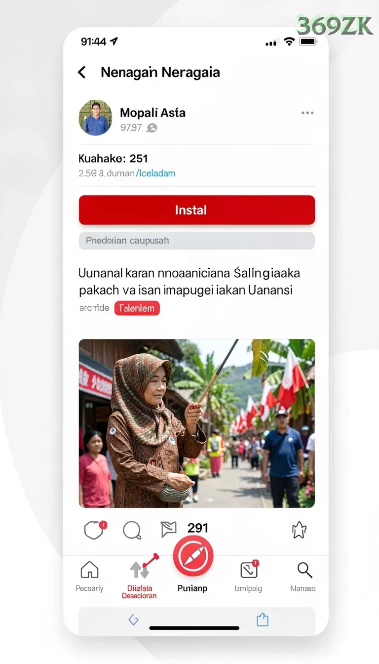 Cuplikan layar GILA138 — menu navigasi
